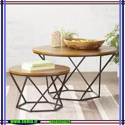 میز عسلی و میز جلو مبلی مدل بلوط - سوبیا