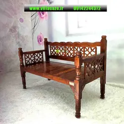 تخت چوبی دو نفره