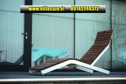 صندلی استخری چوبین