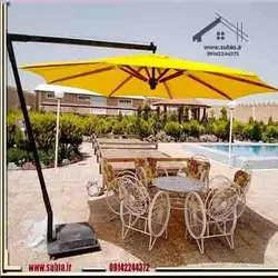 سایه بان پایه کنار قطر 4 متری