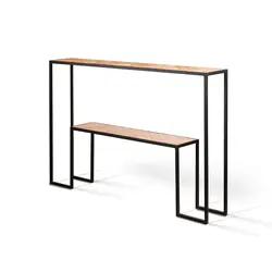 کنسول دو طبقه تمام چوب مدل W2014 - سان هوم؛ فروشگاه اینترنتی مبلمان، میز، صندلی و اکسسوری مدرن