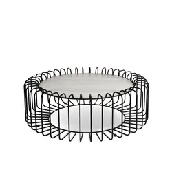 میز جلو مبلی فلزی مدل W3001 - سان هوم؛ فروشگاه اینترنتی مبلمان، میز، صندلی و اکسسوری مدرن