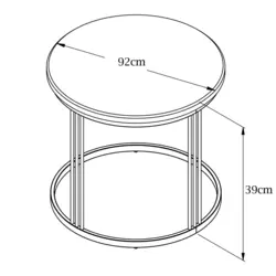 میز جلومبلی سرامیکی مدل W0056XL - سان هوم؛ فروشگاه اینترنتی مبلمان، میز، صندلی و اکسسوری مدرن