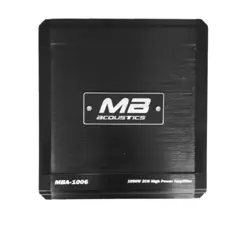 آمپلی فایر ۲ کانال ام بی اکوستیک 1006 مدل MBA 1006 MBAcoustics