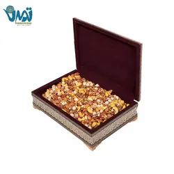 پک آجیل نفیس با جعبه خاتم