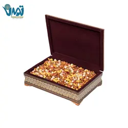 پک آجیل نفیس به همراه جعبه خاتم