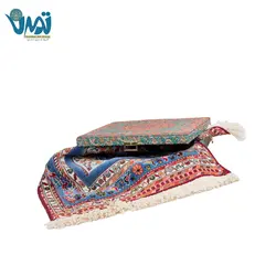 پک هدیه لوکس سازمانی گلیم فرش سیرجان و جعبه ترمه