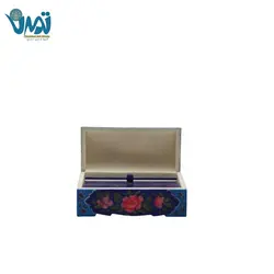 جعبه جواهر استخوان و نقاشی گل مرغ