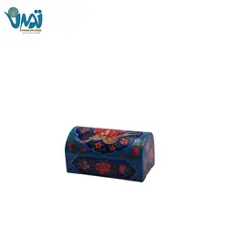 جعبه جواهر استخوان و نقاشی گل مرغ