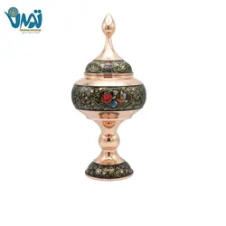 شکلات خوری پایه دار مس و تشعیر 50 سانتی
