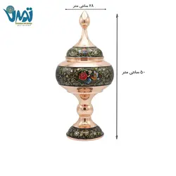 شکلات خوری پایه دار مس و تشعیر 50 سانتی
