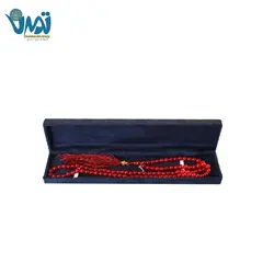 تسبیح سنگ عقیق قرمز طبیعی اصل