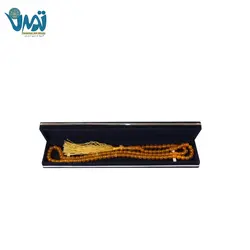 تسبیح سنگ عقیق زرد  طبیعی