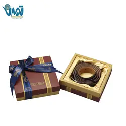 کمربند چرم طبیعی مشکی