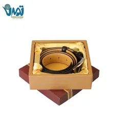 کمربند چرم طبیعی مشکی