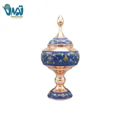 شکلات خوری پایه دار مس و پرداز 40 سانتی