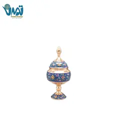 شکلات خوری پایه دار مس و پرداز 17 سانتی