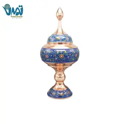 شکلات خوری پایه دار مس و پرداز 50 سانتی