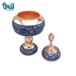 شکلات خوری پایه دار مس و پرداز 50 سانتی