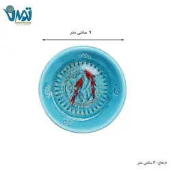 حوض طرح دایره ای ماهی قرمز 3 بعدی 7 سین سفال و رزین