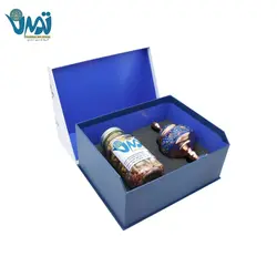 پک هدیه لوکس شکلات خوری مس و پرداز به همراه بانکه آجیل گلستان