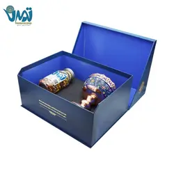 پک هدیه لوکس آجیل خوری مس و پرداز به همراه بانکه آجیل میراث