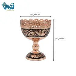 آجیل خوری مس و الماس تراش 35 سانتی
