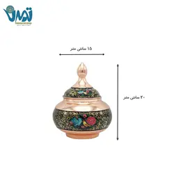 شکلات خوری بدون پایه مس و تشعیر 20 سانتی