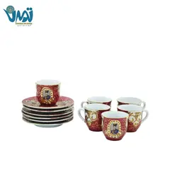 ست چای خوری شاه عباسی قرمز