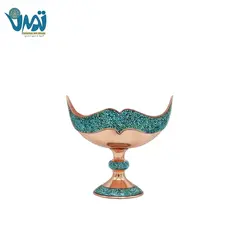 کشکول مس و فیروزه 25 سانتی