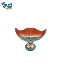 کشکول مس و فیروزه 25 سانتی