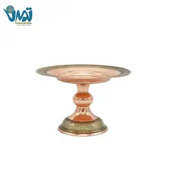 شیرینی خوری مس و خاتم 30 سانتی