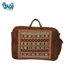 کیف رو دوشی دست بافت لپ تاپی