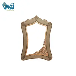 آینه مس و خاتم نوک تیز قلم زنی 48 سانتی