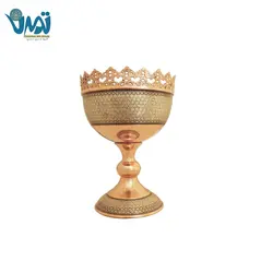 آجیل خوری مس و خاتم 30 سانتی