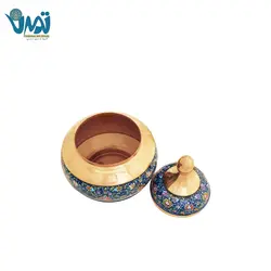 قندان مس و پرداز 25 سانتی