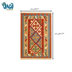 گلیم دست بافت دورو شیراز ذرع و چارک