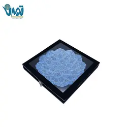 بشقاب میناکاری 25 سانتی با باکس مخمل