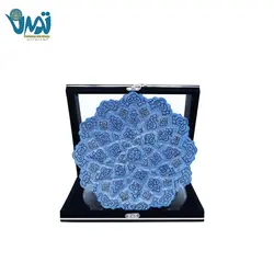 بشقاب میناکاری 25 سانتی با باکس مخمل