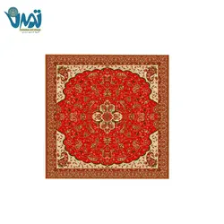 ست 5 تکه ابریشم ترمه رومیزی طرح شاه عباسی
