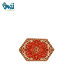 ست 5 تکه ابریشم ترمه رومیزی طرح شاه عباسی
