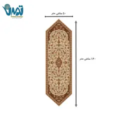 ست 5تکه ترمه رومیزی ابریشم شاه عباسی