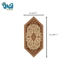 ست 5تکه ترمه رومیزی ابریشم شاه عباسی