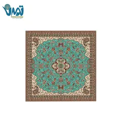 ست 5 تکه ترمه رومیزی طرح شاه عباسی ابریشم