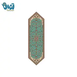 ست 5 تکه ترمه رومیزی طرح شاه عباسی ابریشم