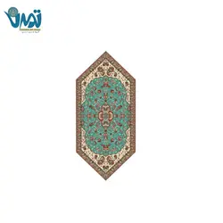 ست 5 تکه ترمه رومیزی طرح شاه عباسی ابریشم