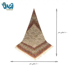 رومیزی قلمکار با باکس مقوایی