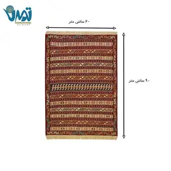 گلیم دست بافت دشت مغان طرح خطی