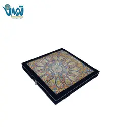 رومیزی ترمه با باکس پلکسی