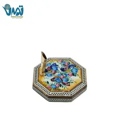 قلمدان چوب و خاتم 10 سانتی